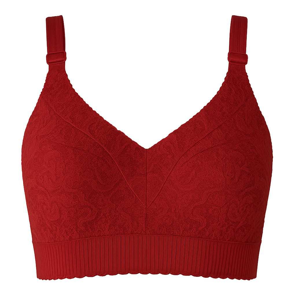 سوتین بدون فنر زنانه رنگ قرمز ماییلدا مدل 5413