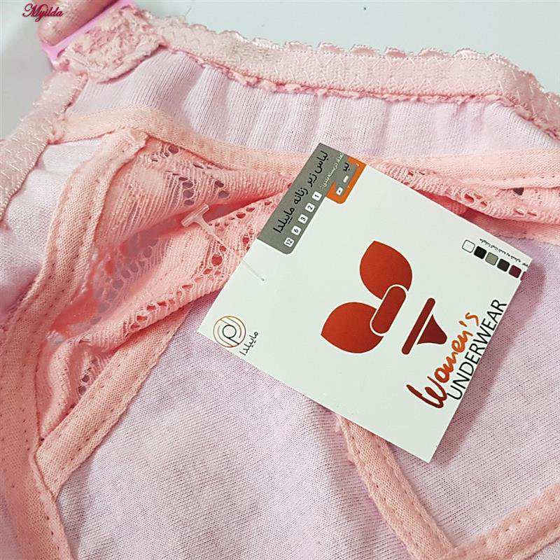 سوتین بدون فنر زنانه رنگ گلبهی ماییلدا مدل 5413