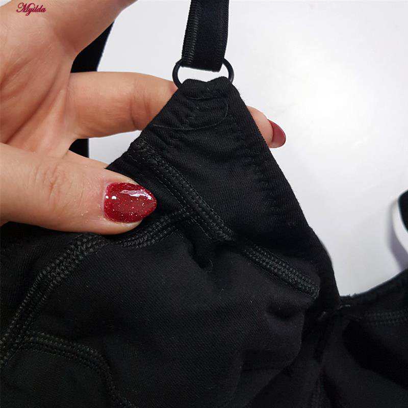 سوتین بدون فنر زنانه رنگ مشکی ماییلدا کد 5437