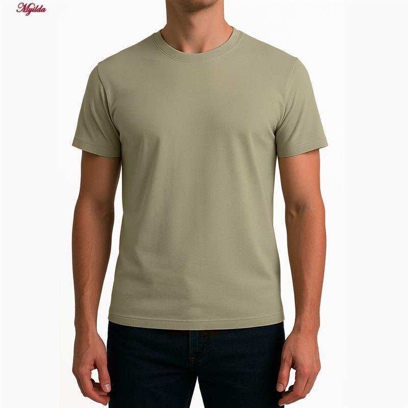 تیشرت آستین کوتاه مردانه برهان تن پوش مدل پنبه ای کد 1022 ماییلدا