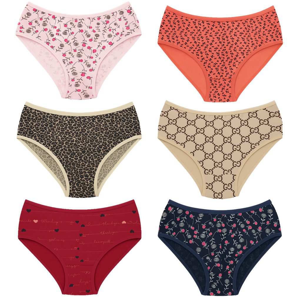 شورت زنانه اما مدل 5412-4045 بسته 6 عددی ماییلدا