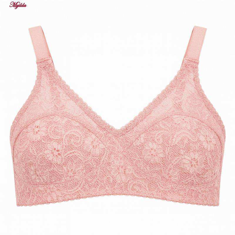 سوتین بدون فنر زنانه رنگ صورتی ماییلدا مدل 5414