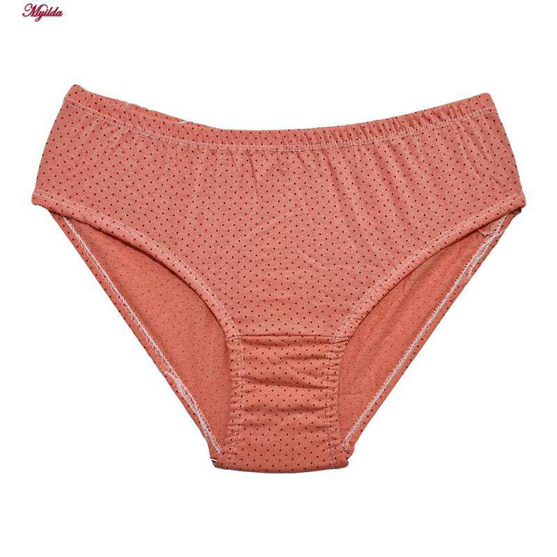 شورت زنانه مدل نخی طرح خال خالی کد 471 بسته 6 عددی ماییلدا