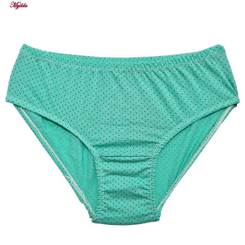 شورت زنانه مدل نخی طرح خال خالی کد 471 بسته 6 عددی ماییلدا