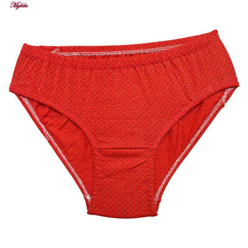 شورت زنانه مدل نخی طرح خال خالی کد 471 بسته 6 عددی ماییلدا