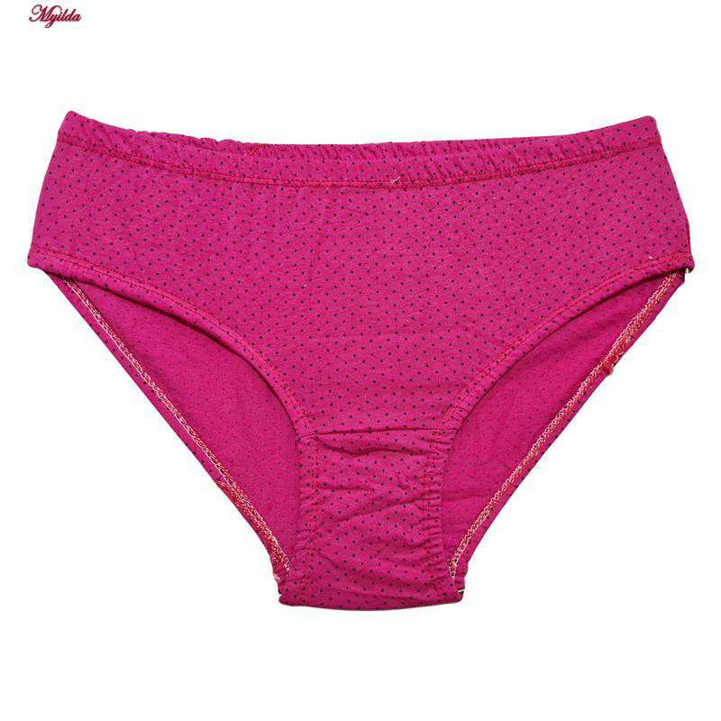 شورت زنانه مدل نخی طرح خال خالی کد 471 بسته 6 عددی ماییلدا