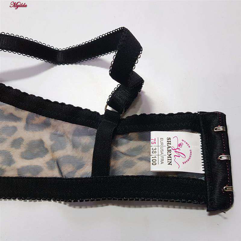 ست شورت و سوتین زنانه شارمین مدل جکدار فنردار پلنگی کد 5458-1066 ماییلدا