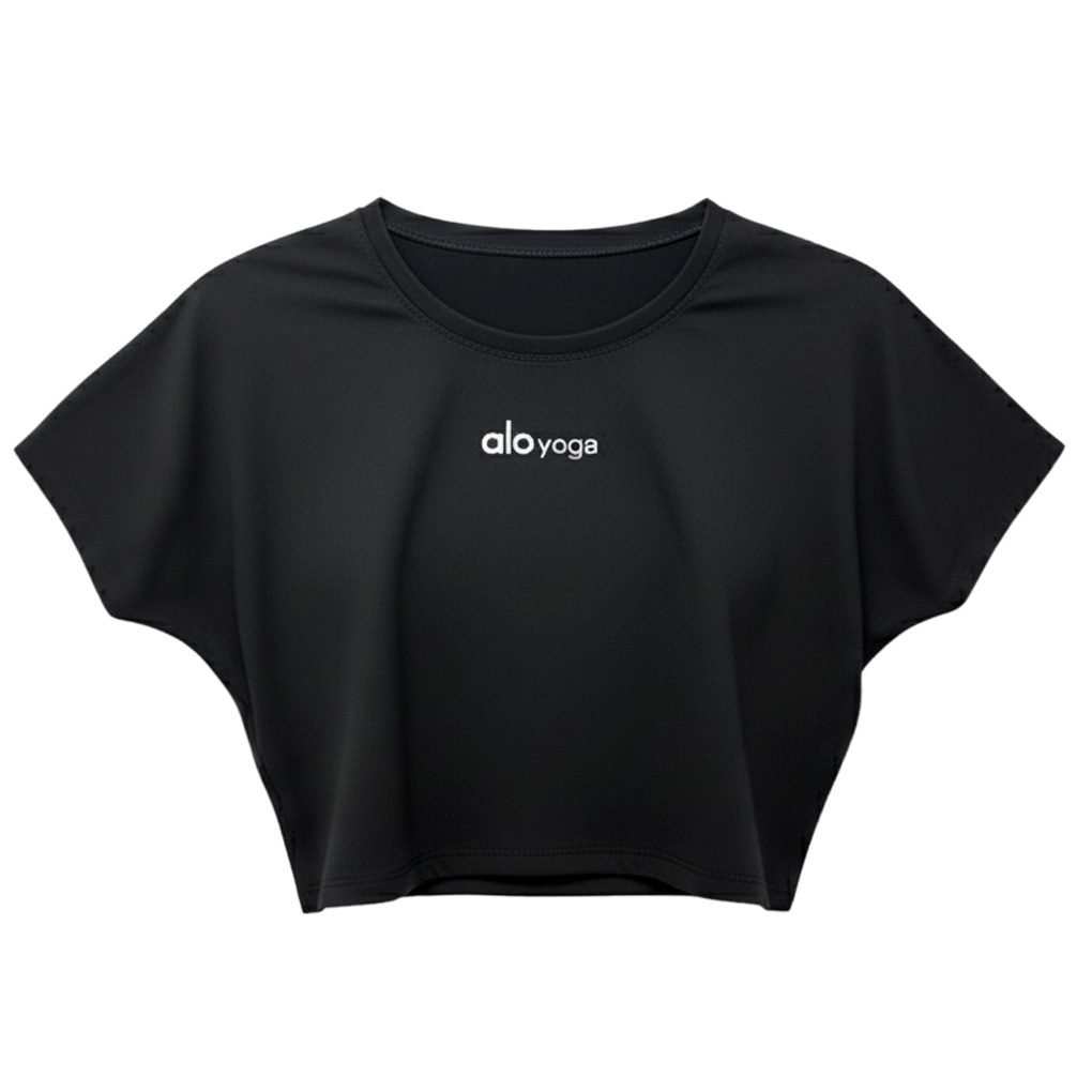 تی شرت زنانه ورزشی کراپ آستین کوتاه مدل 5488-577 ماییلدا