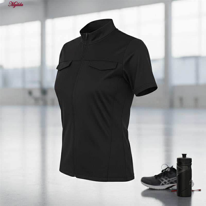 تی شرت ورزشی آستین کوتاه زنانه ماییلدا مدل 5486-576