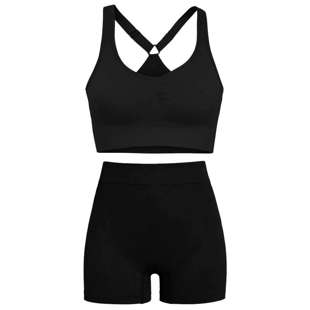 ست نیم تنه و شلوارک ورزشی زنانه ماییلدا مدل 5472-10411