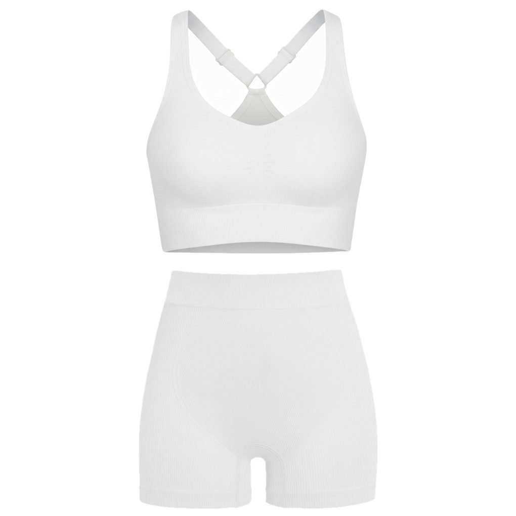 ست نیم تنه و شلوارک ورزشی زنانه ماییلدا مدل 5472-10411