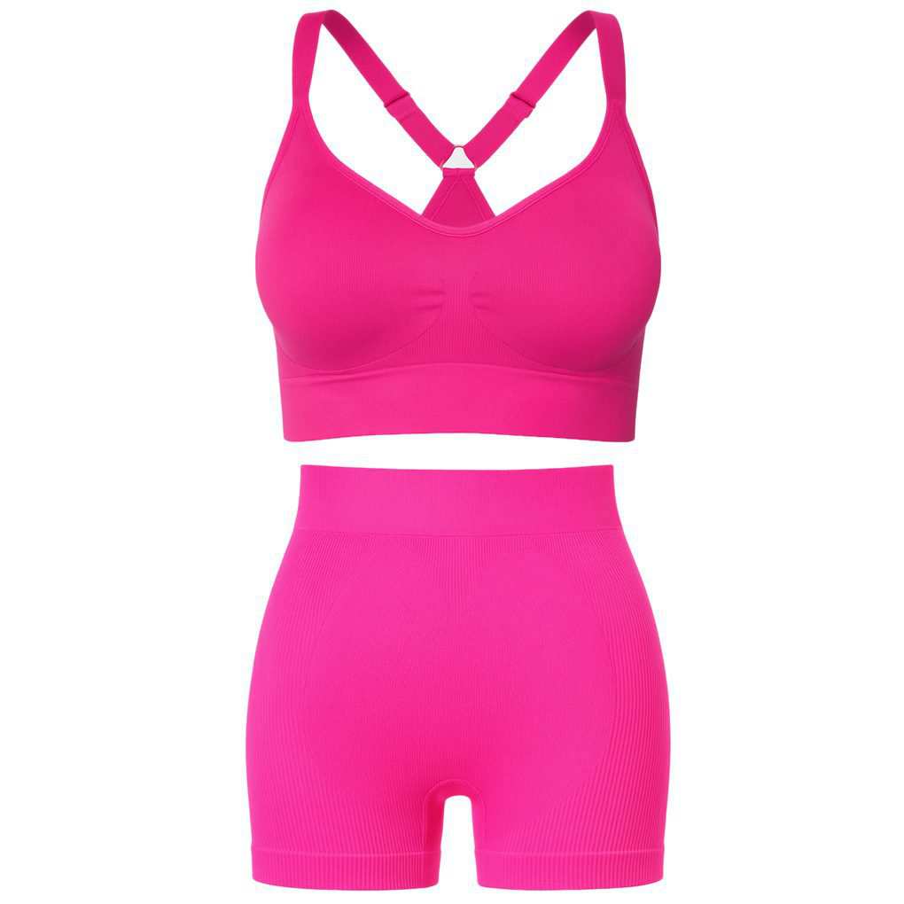 ست نیم تنه و شلوارک ورزشی زنانه ماییلدا مدل 5472-10411