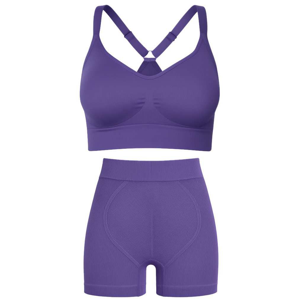 ست نیم تنه و شلوارک ورزشی زنانه ماییلدا مدل 5472-10411