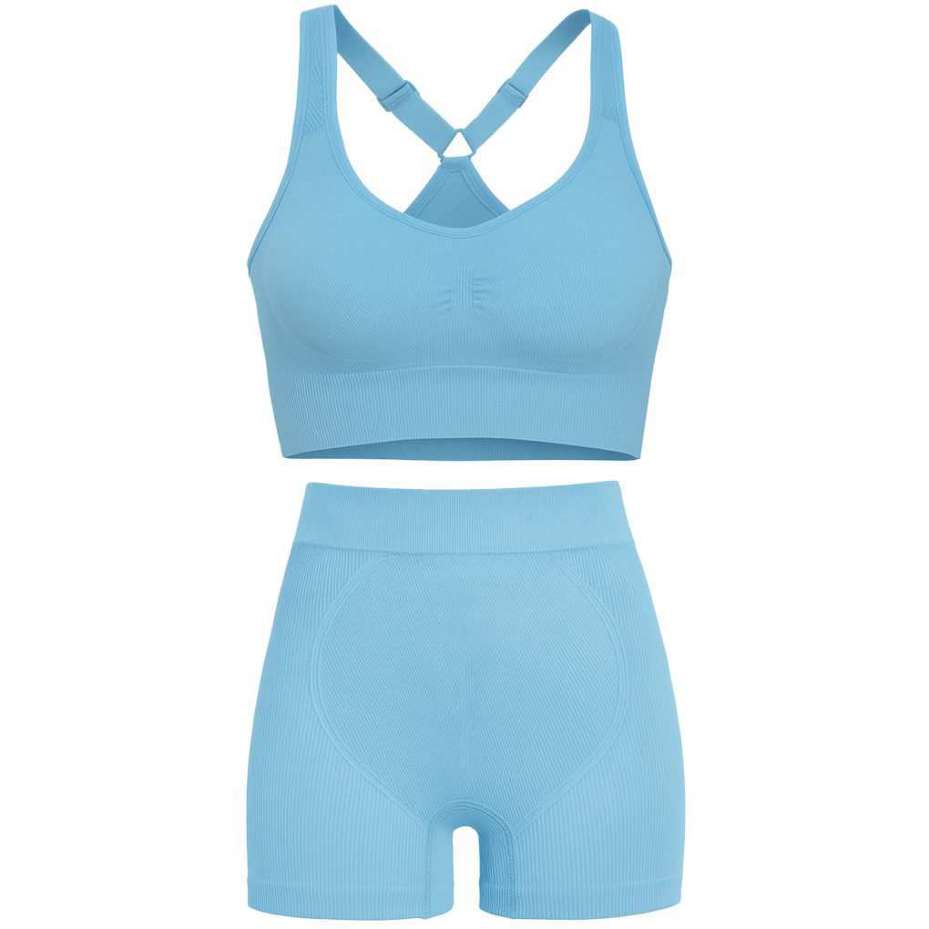 ست نیم تنه و شلوارک ورزشی زنانه ماییلدا مدل 5472-10411