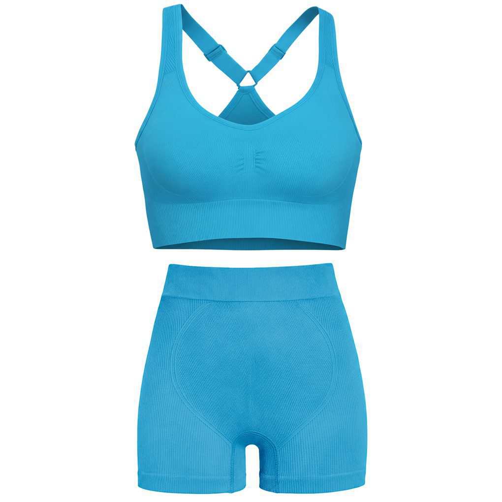 ست نیم تنه و شلوارک ورزشی زنانه ماییلدا مدل 5472-10411