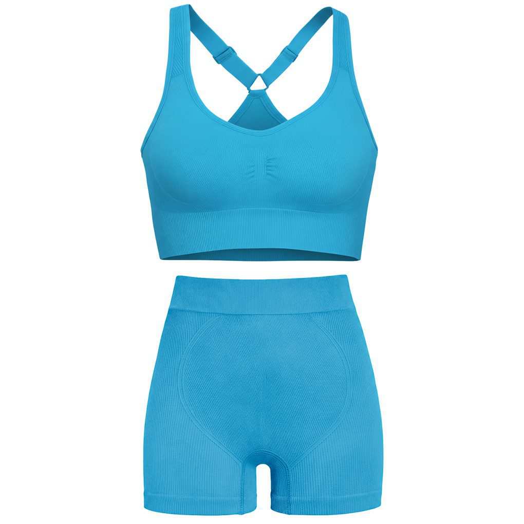 ست نیم تنه و شلوارک ورزشی زنانه ماییلدا مدل 5472-10411