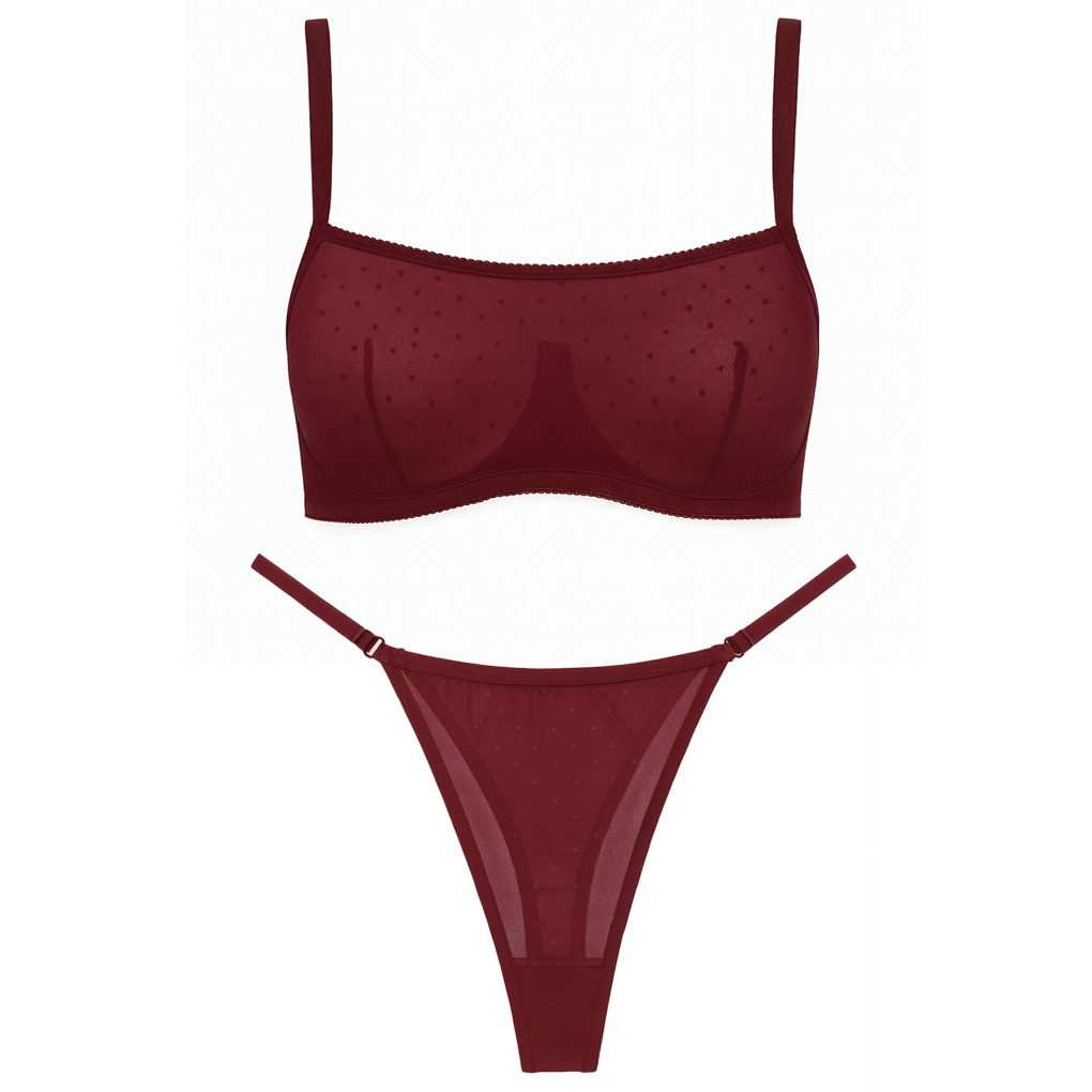 ست شورت و سوتین زنانه براگور مدل فنردار تاپی کد 5462-2030 ماییلدا