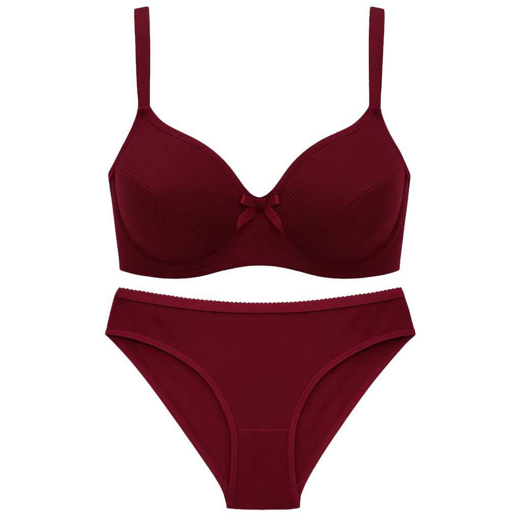 ست شورت و سوتین زنانه بی یو تی مدل فنردار کد 5461-305 ماییلدا