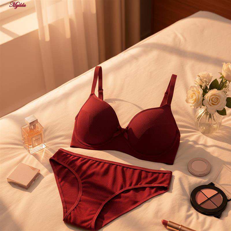 ست شورت و سوتین زنانه بی یو تی مدل فنردار کد 5461-305 ماییلدا