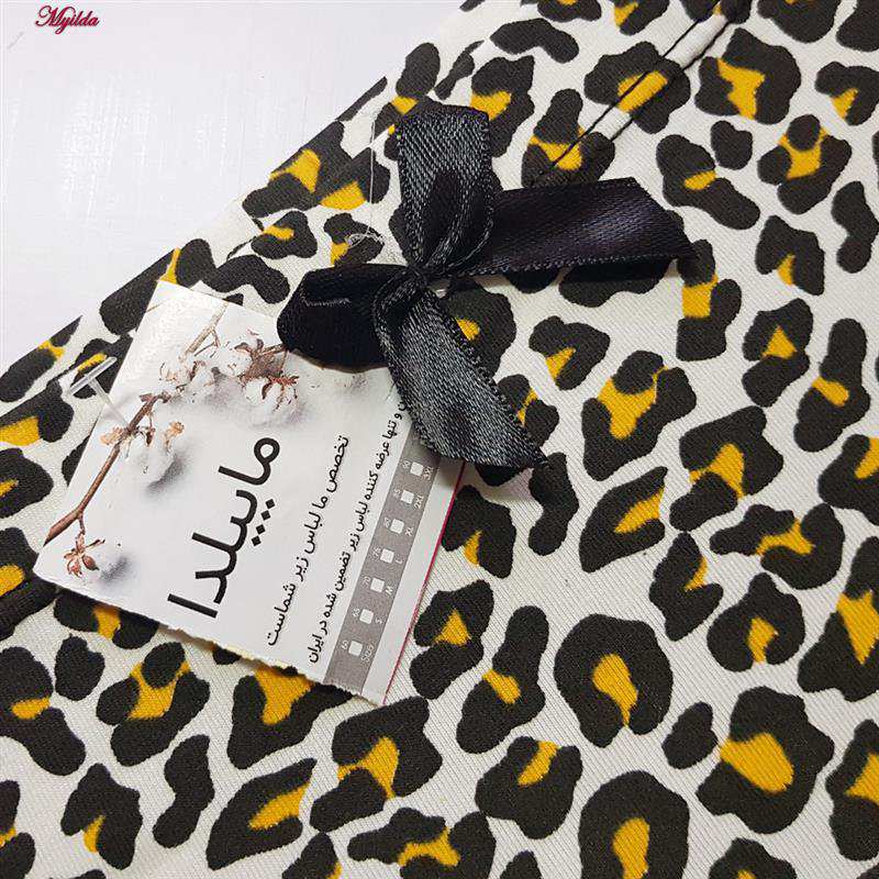 شورت زنانه ماییلدا مدل پلنگی کد 5453