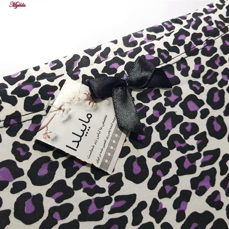 شورت زنانه ماییلدا مدل پلنگی کد 5453