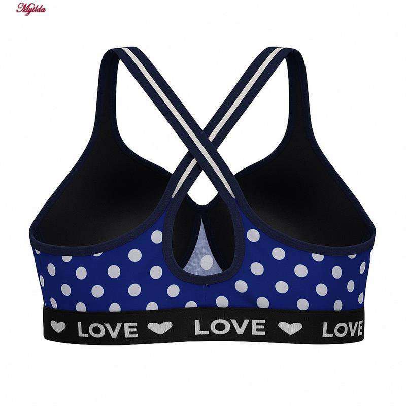 نیمتنه ورزشی زنانه ماییلدا مدل بند ضربدری کد 5549