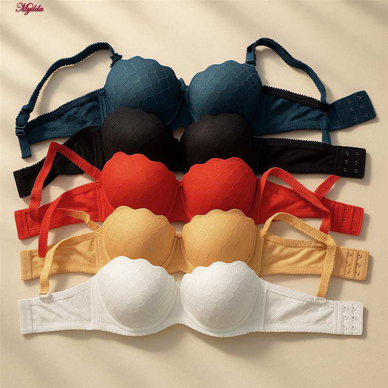 سوتین فنردار زنانه ماییلدا طرح پولک ماهی کد 5494