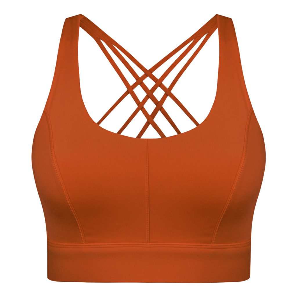 نیم تنه ورزشی زنانه ماییلدا مدل اسپرت پد ثابت پشت ضربدری کد 4848