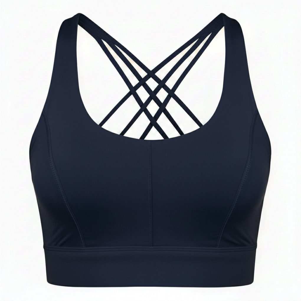 نیم تنه ورزشی زنانه ماییلدا مدل اسپرت پد ثابت پشت ضربدری کد 4848