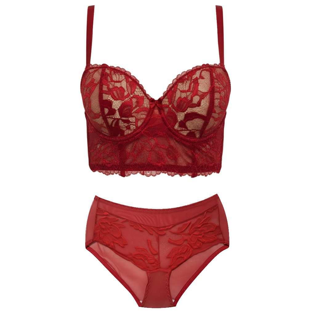 ست شورت و سوتین زنانه ماییلدا مدل لانگ لاین پوش آپ فنردار کد 5479-106