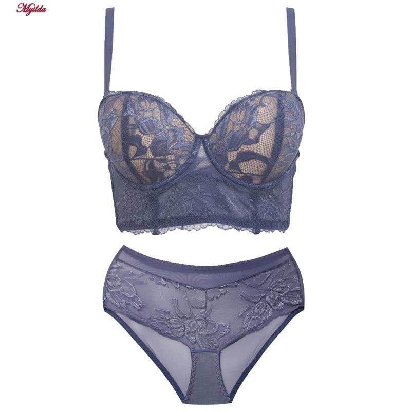 ست شورت و سوتین زنانه ماییلدا مدل لانگ لاین پوش آپ فنردار کد 5479-106