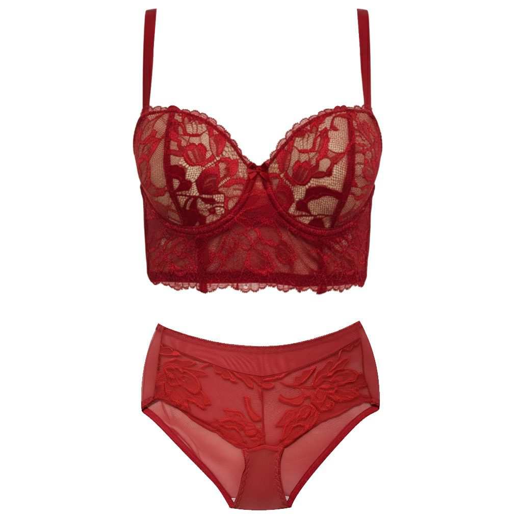 ست شورت و سوتین زنانه ماییلدا مدل لانگ لاین پوش آپ فنردار کد 5479-106