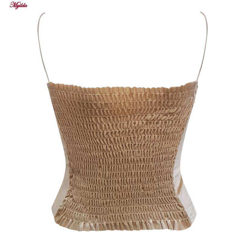 تاپ زنانه ماییلدا مدل مخمل کد 5471-861