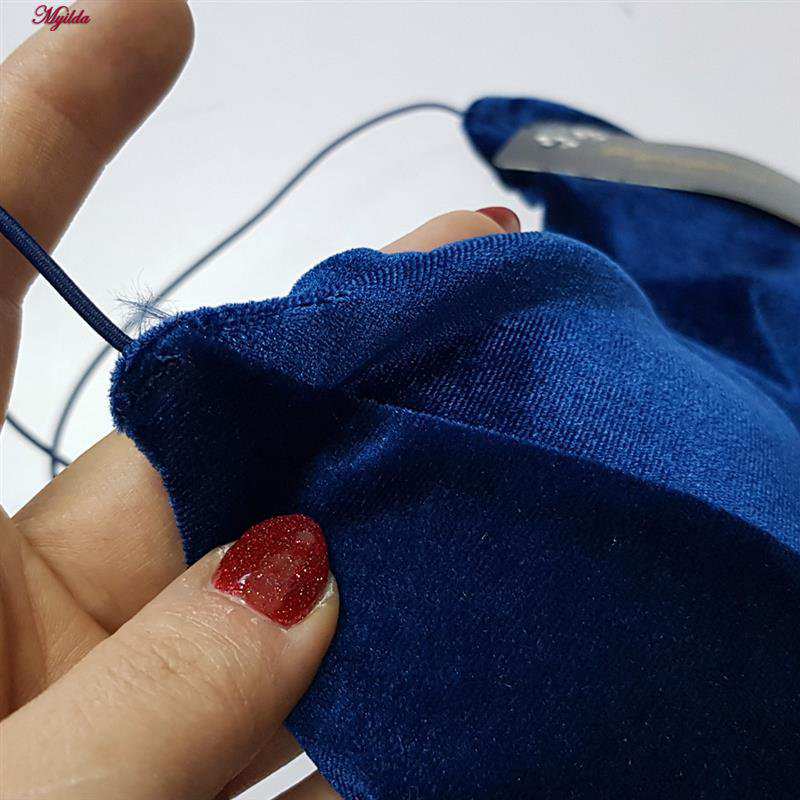 تاپ زنانه ماییلدا مدل مخمل کد 5471-861