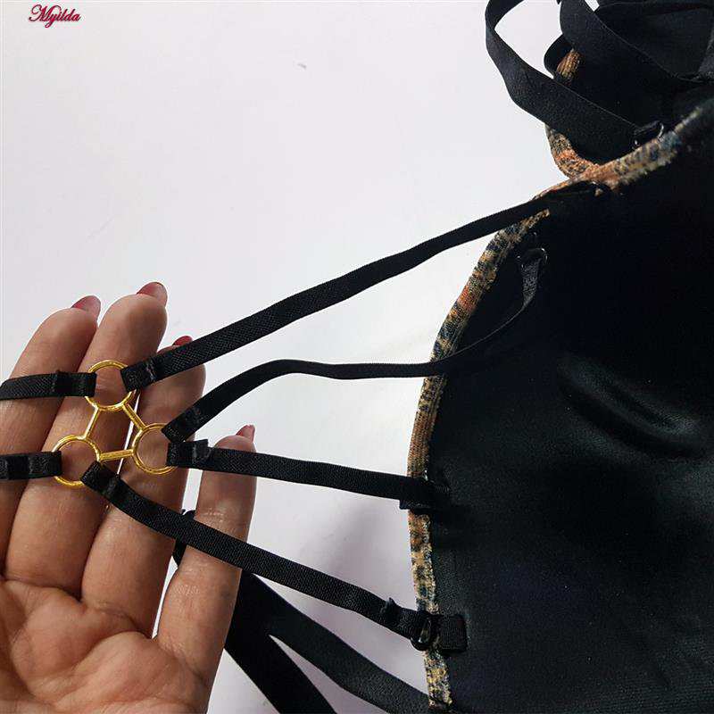 ست شورت و سوتین زنانه ماییلدا مدل فنردار هارنس دار کد 5470-2037