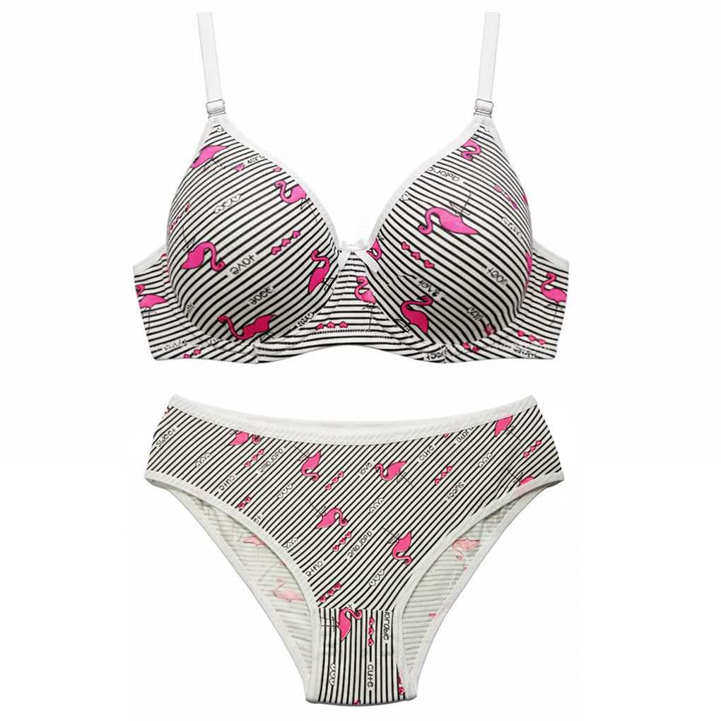 ست شورت و سوتین زنانه شارمین مدل فنردار کد 5466-2065 ماییلدا