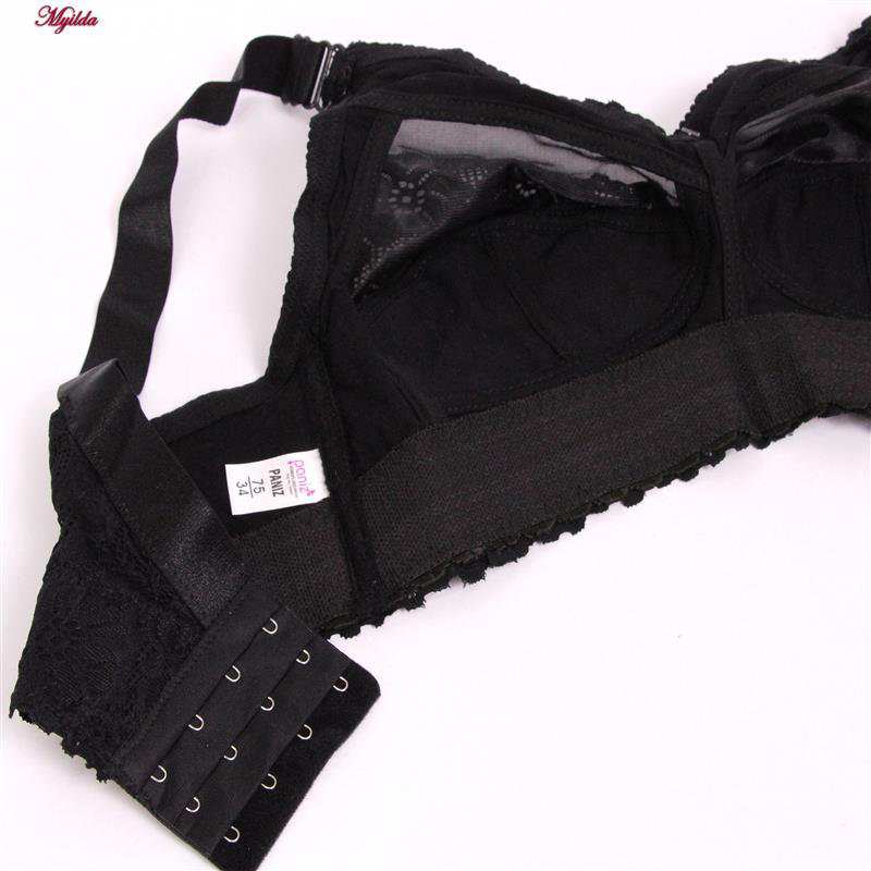 سوتین زنانه پانیذ مدل بدون فنر کد 66369 رنگ مشکی ماییلدا