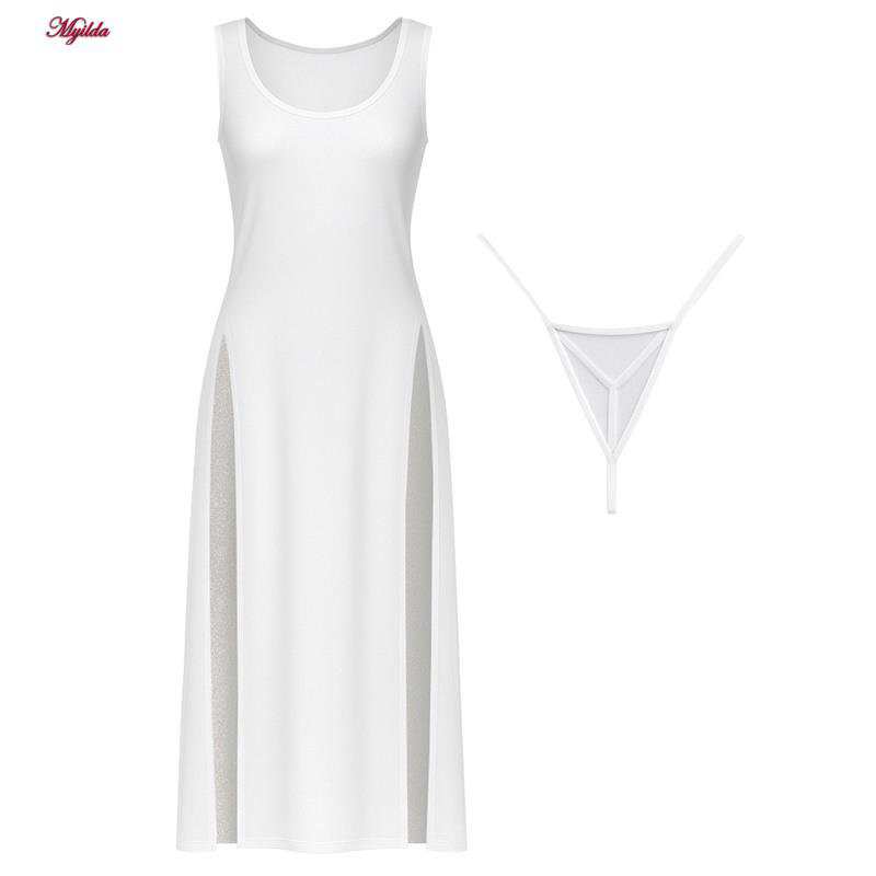 لباس خواب زنانه ماییلدا مدل توری کد 5529-LS53