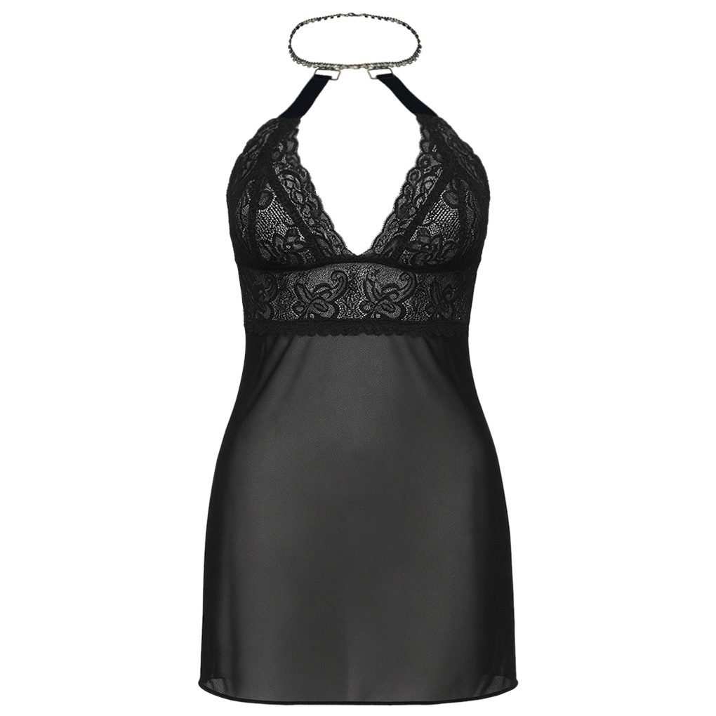 لباس خواب زنانه ماییلدا مدل توری کد 5528-1001