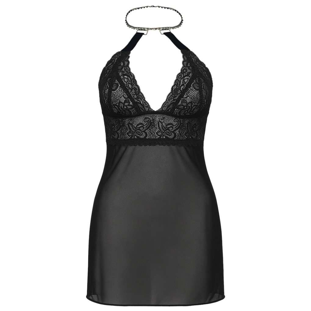 لباس خواب زنانه ماییلدا مدل توری کد 5528-1001