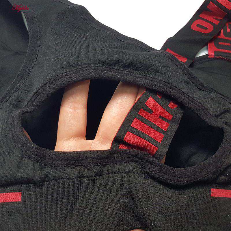 ست نیم تنه و شلوارک ورزشی زنانه مدل سیملس پشت چین دار کد 5562-2333 ماییلدا