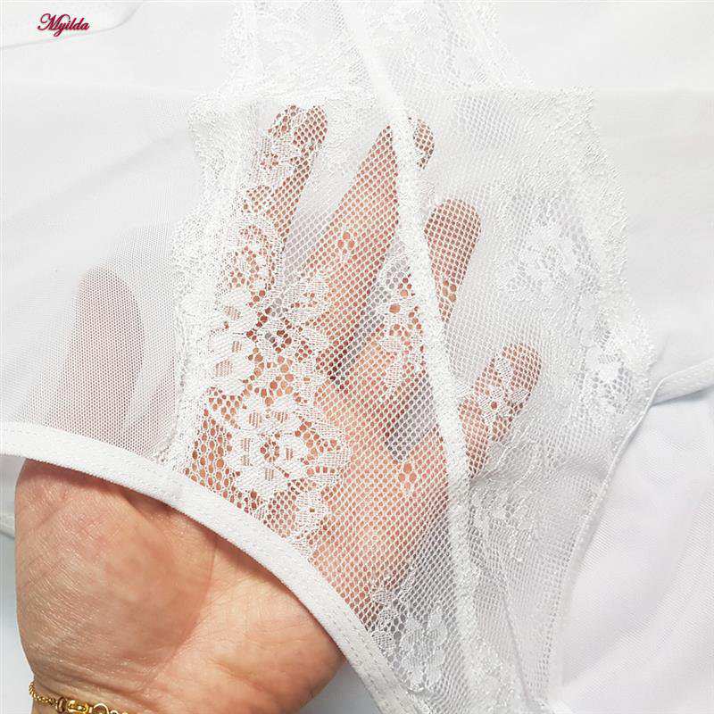 بادی بدون آستین زنانه مدل توری کد 5514-5045 ماییلدا