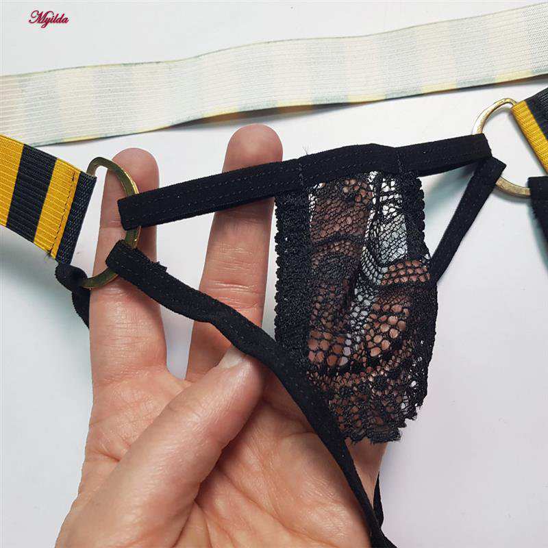 لباس خواب زنانه مدل زنبوری کد 5505-1004 ماییلدا