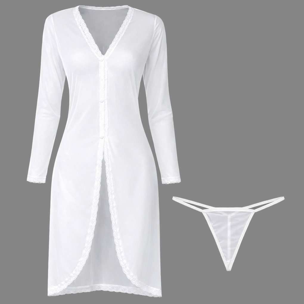 لباس خواب زنانه سیسنت مدل توری کد 5526-5017 ماییلدا