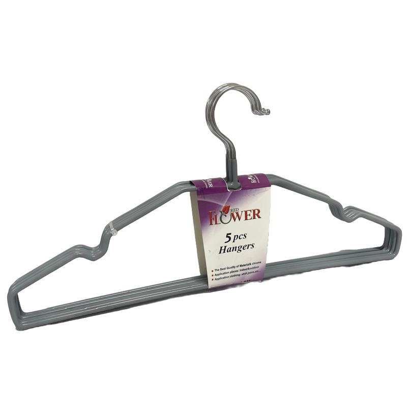 چوب لباسی فلاور روکش دار مدل A-831 بسته 5 عددی ایرسامارکت