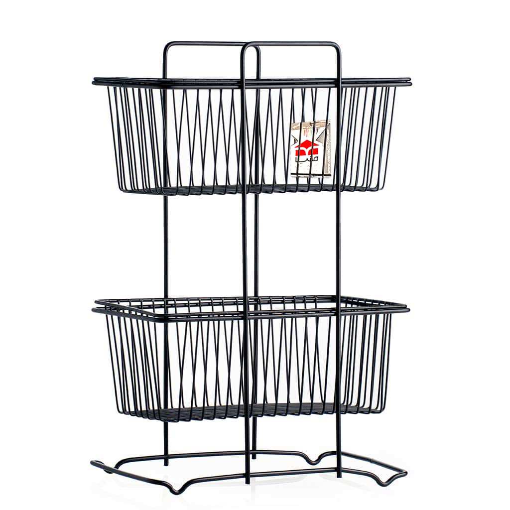 سبد سیب زمینی و پیاز مانیا مدل مستطیلی دو طبقه کد 109330 ایرسامارکت