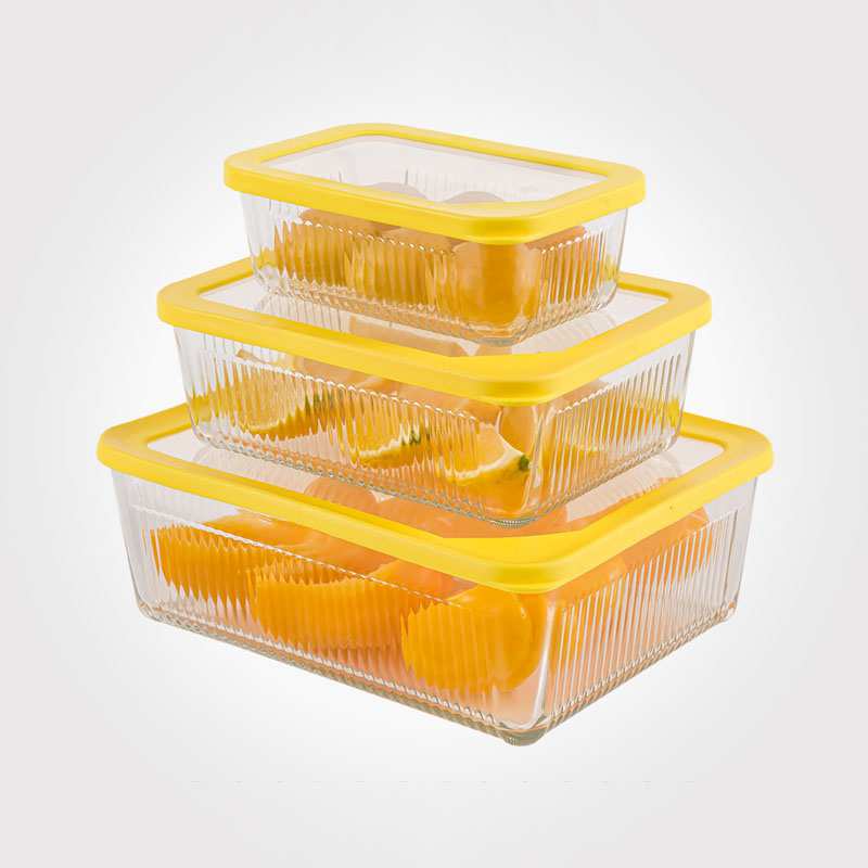 ظرف نگهدارنده لیمون مدل شیاردار کد 2233 بسته 3 عددی ایرسامارکت