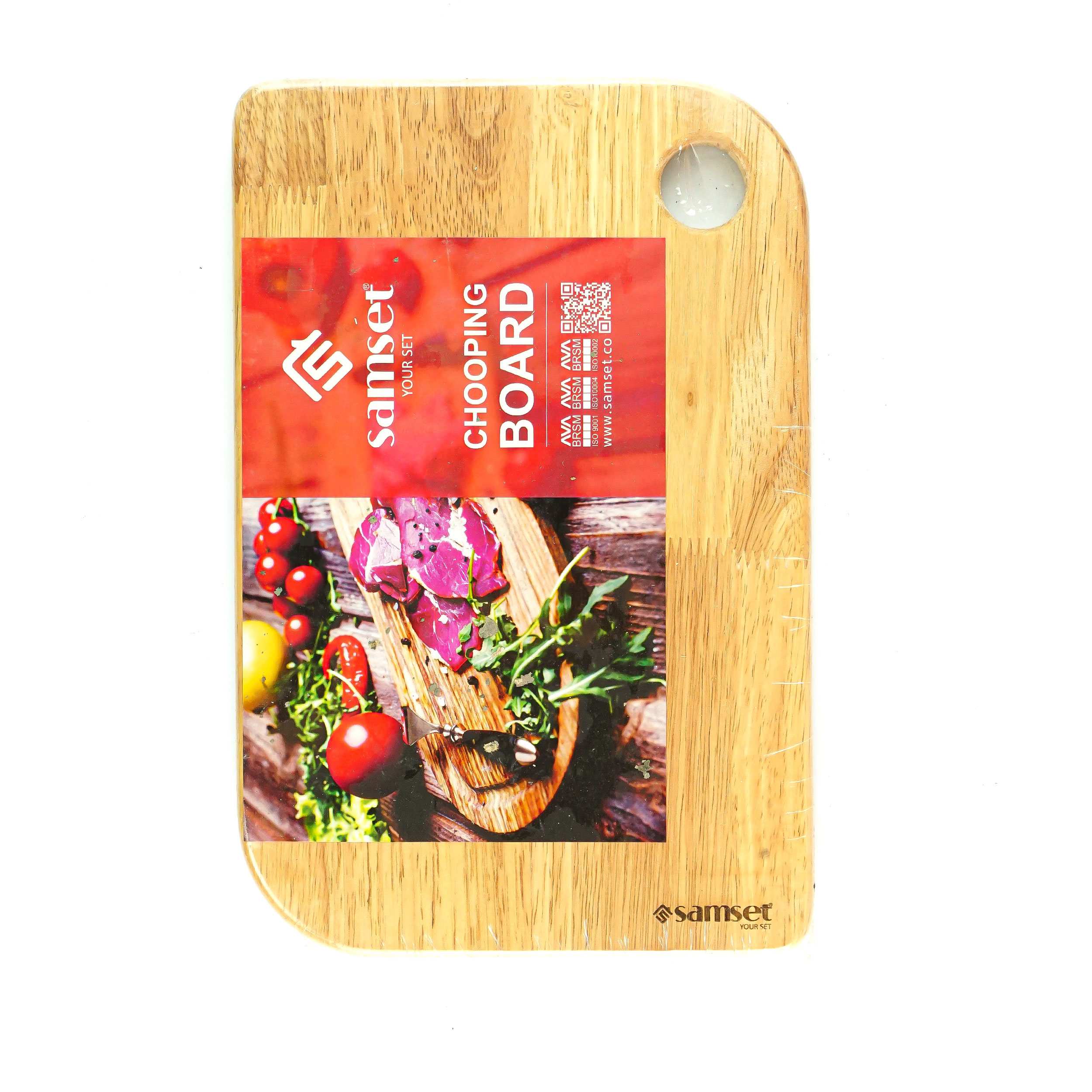 تخته گوشت سام ست مدل چوبی طرح C ایرسامارکت