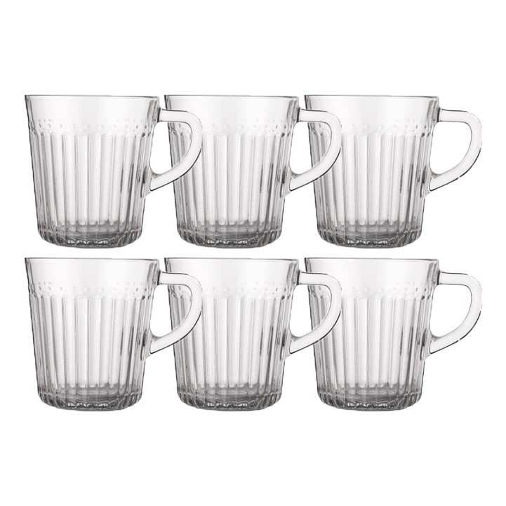 لیوان لیمون مدل دسته دار کد 2281 - 280 سی سی مجموعه 6 عددی ایرسامارکت