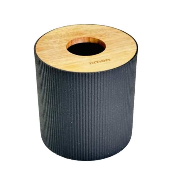 جعبه دستمال کاغذی لیمون مدل استوانه کد 2370 ایرسامارکت